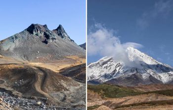 Джип-тур к Авачинскому вулкану (гора Верблюд) + «Черный пляж»