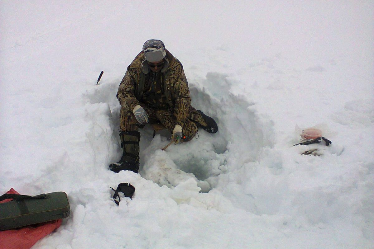 Озеро Майниц - жемчужина Чукотки (март-апрель, подлёдная рыбалка)