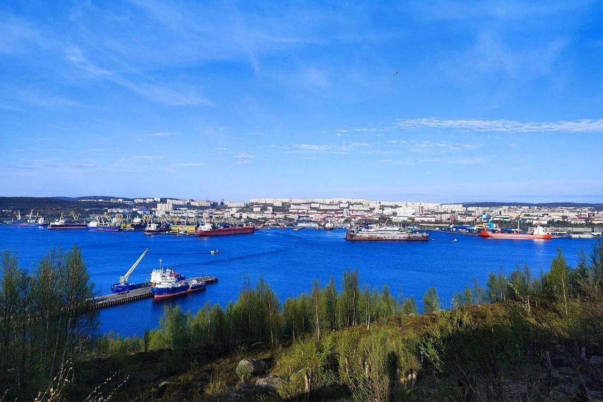 Мурманск. Ночное солнце