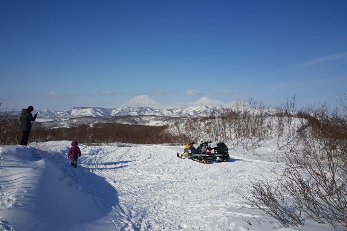Вся мощь вулканов. Снегоходный тур повышенной комфортности.