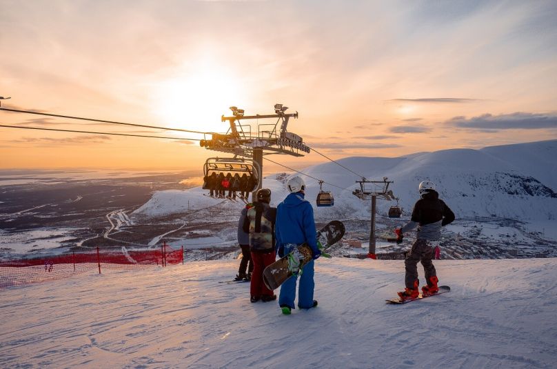 Горнолыжный курорт Огни Мурманска