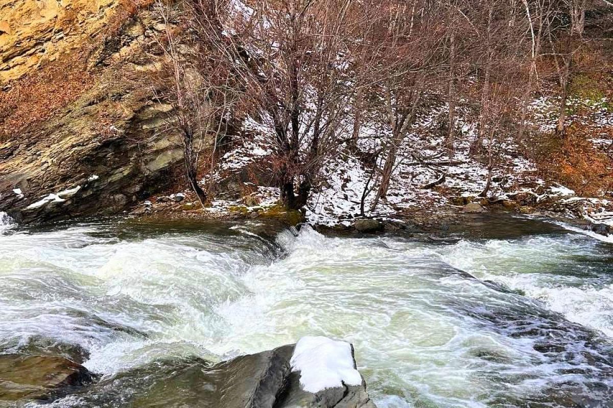 Быковские пороги и мыс Острый