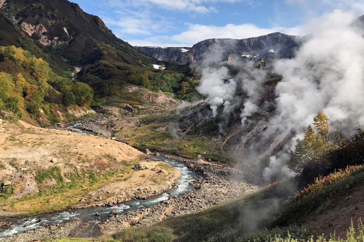 В Долину Гейзеров и Налычевские источники на вертолете