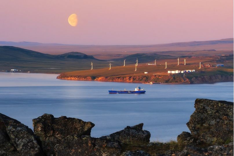 Вид на Анадырский лиман