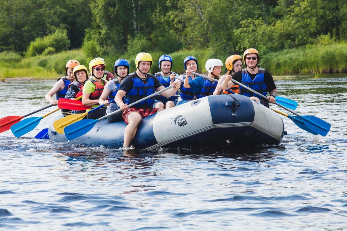 Сплав на рафтах по реке Шуя