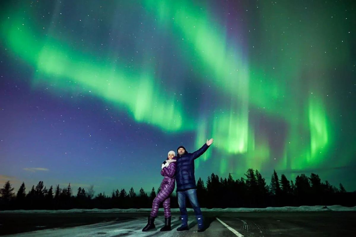 Охота на Северное сияние (зима)