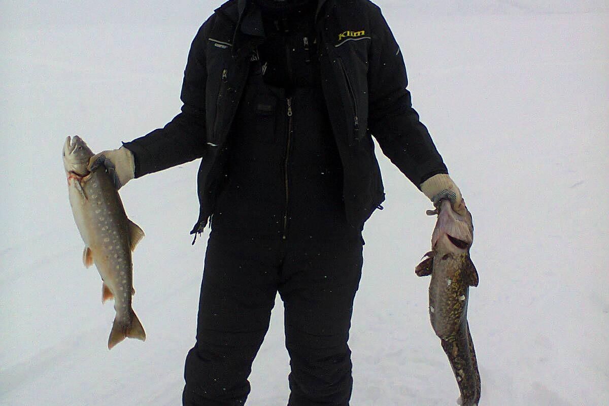 Озеро Майниц - жемчужина Чукотки (март-апрель, подлёдная рыбалка)